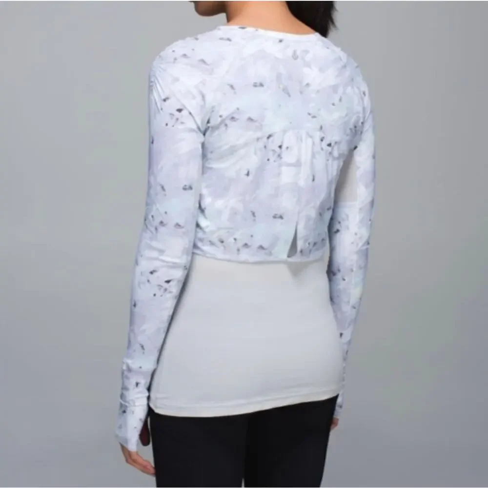 Lululemon sea-me-run long sleeve‎ lightweight layered shirt size 4